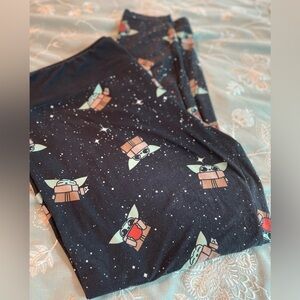 Disney Grogu Blue Leggings